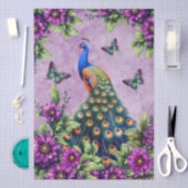 Elegante bloemschikking Pauw & Vlinders Decoupage Tissuepapier (Craft)