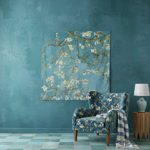 Elegante bloemschildering Impressionistische Kunst Wandkleed