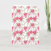 Elegante bloemschildering in waterverf voor gelukk (Achterkant)