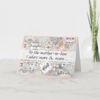 Elegante bloemsierkunst schoonmoeder Happy Birthda