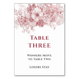 Elegante Bloemstuk Bunco Tafel Drie Kaart