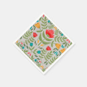 Elegante Bloemstuk Stijl Servet (Hoek)