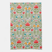 Elegante Bloemstuk Stijl Theedoek (Verticaal)