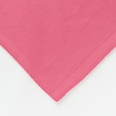 Elegante Bloemvlinder met eigen naam Fleece Deken (Hoek)