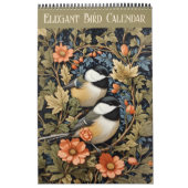 Elegante Bloemvogels 2025 Kalender (Hoes)