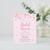 Elegante Bloesem Bloemrijke Bruiloft Uitnodiging (Staand voorkant)