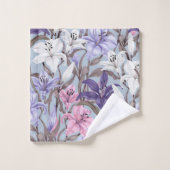 Elegante bloesem decoratieve eye-catching bad handdoek (Wasdoekje)