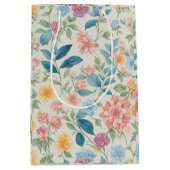 Elegante bloesems:  bloemenkunst medium cadeauzakje (Voorkant)