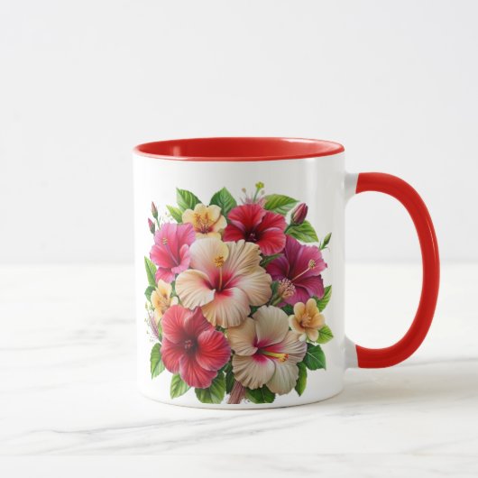 Elegante Bloesems Design Cup Mok (Rechts)
