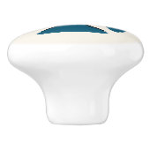 Elegante Bloom Keramische Pull Knop (Zijkant)