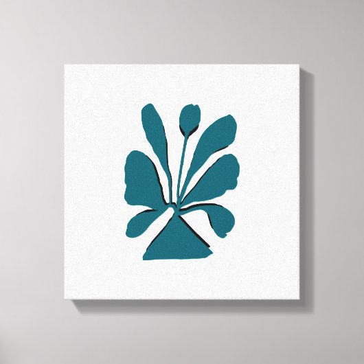 Elegante Bloom Stretched Canvas Print (Voorkant)