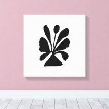 Elegante Bloom Stretched Canvas Print