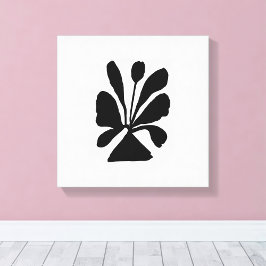 Elegante Bloom Stretched Canvas Print