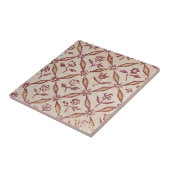 Elegante Blossom Keramische Tegel Tegeltje (Zijkant)