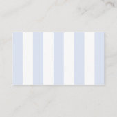 Elegante Blue Bow Luier Raffle Boy Baby shower Informatiekaartje (Achterkant)