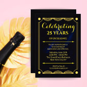 Elegante Blue Corporate Milestone Nodig Design uit Kaart