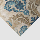 Elegante  Blue Decoupage Tissuepapier (Detail)