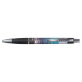 Elegante Blue Ocean Seascape Pen (Achterkant)