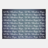 Elegante Blue Surprise Retirement Party Classic Ro Inpakpapier Vel (Voorkant 2)