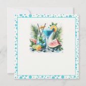 Elegante Blueberry Brunch 30e verjaardag viering Bedankkaart (Achterkant)