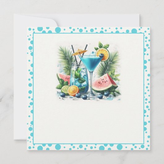 Elegante Blueberry Brunch 30e verjaardag viering Bedankkaart (Achterkant)