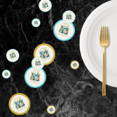 Elegante Blueberry Brunch 30e verjaardag viering Confetti