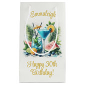 Elegante Blueberry Brunch 30e verjaardag viering Klein Cadeauzakje (Voorkant)