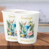 Elegante Blueberry Brunch 30e verjaardag viering Papieren Bekers