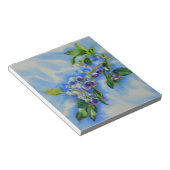 Elegante Blueberry waterverf schilderij Notitieblok (Schuin)