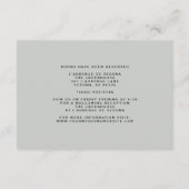 Elegante Blush Agate Vloeibare Inkt Informatiekaartje (Achterkant)