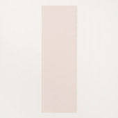 Elegante Blush Beige Gepersonaliseerde Naam Yoga M Yogamat (Achterkant)