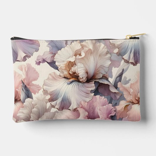 Elegante Blush Bloemen Bruidsmeisje voorstel make- Etui (Achterkant)