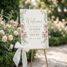 Elegante Blush Bloemen Bruiloft