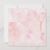 Elegante Blush Bloemen Greenery Moederdag Brunch Kaart (Achterkant)