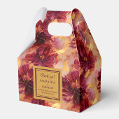 Elegante Blush Bourgogne Goud Boho Wedding Favorie Bedankdoosjes