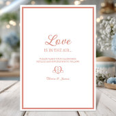 Elegante Blush en Witte Bloemen met strik Trouwen Kaart