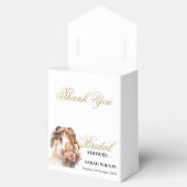 Elegante Blush Gay Pride bruiloft Bedankdoosjes (Geopend)