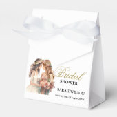 Elegante Blush Gay Pride bruiloft Bedankdoosjes (Voorkant Zijde)