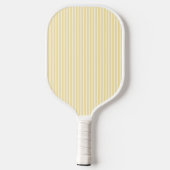 Elegante Blush Gestreepte Monogram Pickleball Padd Paddle (Achterkant)