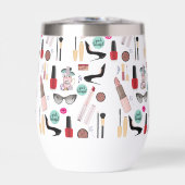 Elegante Blush Girly Pink Make-up Artiest Glamour (Voorkant)