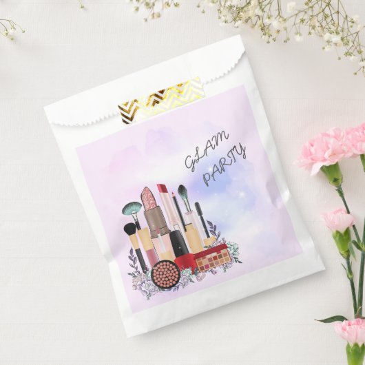 Elegante Blush Girly Pink Make-up Artiest Glamour Bedankzakje (Gezegeld)