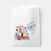 Elegante Blush Girly Pink Make-up Artiest Glamour Bedankzakje (Voorkant)