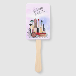 Elegante Blush Girly Pink Make-up Artiest Glamour Handwaaier