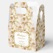 Elegante Blush Gold Boho Wedding Favoriet Dank u Bedankdoosjes (Geopend)