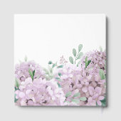 Elegante Blush Hortensia doop Gastenboek (Achterkant)