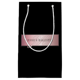 Elegante Blush Nep Rose Goud | Naam & Initiaal Klein Cadeauzakje