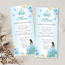 Elegante Blush Paarse Bloemen Quinceañera Verjaard