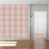 Elegante Blush Pink geometrische getextureerde ker Tegeltje