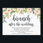 Elegante Blush Post Wedding Brunch Invitation Kaar Kaart<br><div class="desc">Plannen van een post bruiloft brunch feest,  na de trouwdag? Nodig je geliefde familie en gasten uit met deze elegante blush post bruiloftsbrunch uitnodiging Kaart. Voeg uw gegevens toe in bijpassend zwart lettertype / belettering. #TeeshaDerrick</div>
