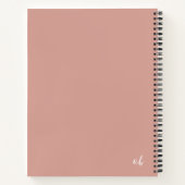 Elegante Blush Reflections Journal Notitieboek (Achterkant)